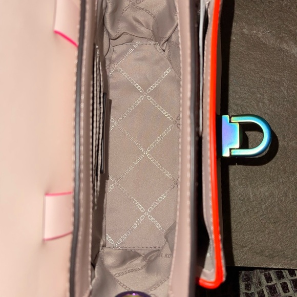 MK Pink multicolor purse.
